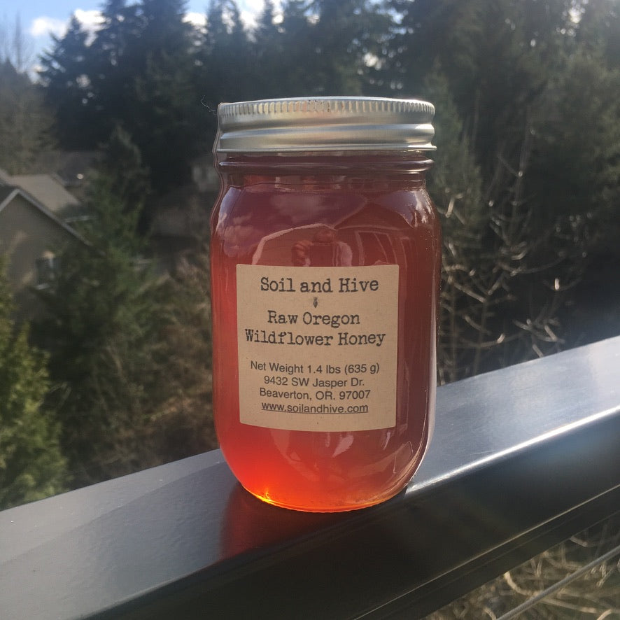 Raw Wildflower Honey Pint