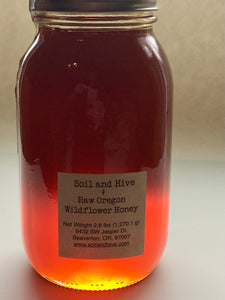 Raw Wildflower Honey Quart