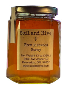 Raw Fireweed Honey (champagne of honeys) 13oz