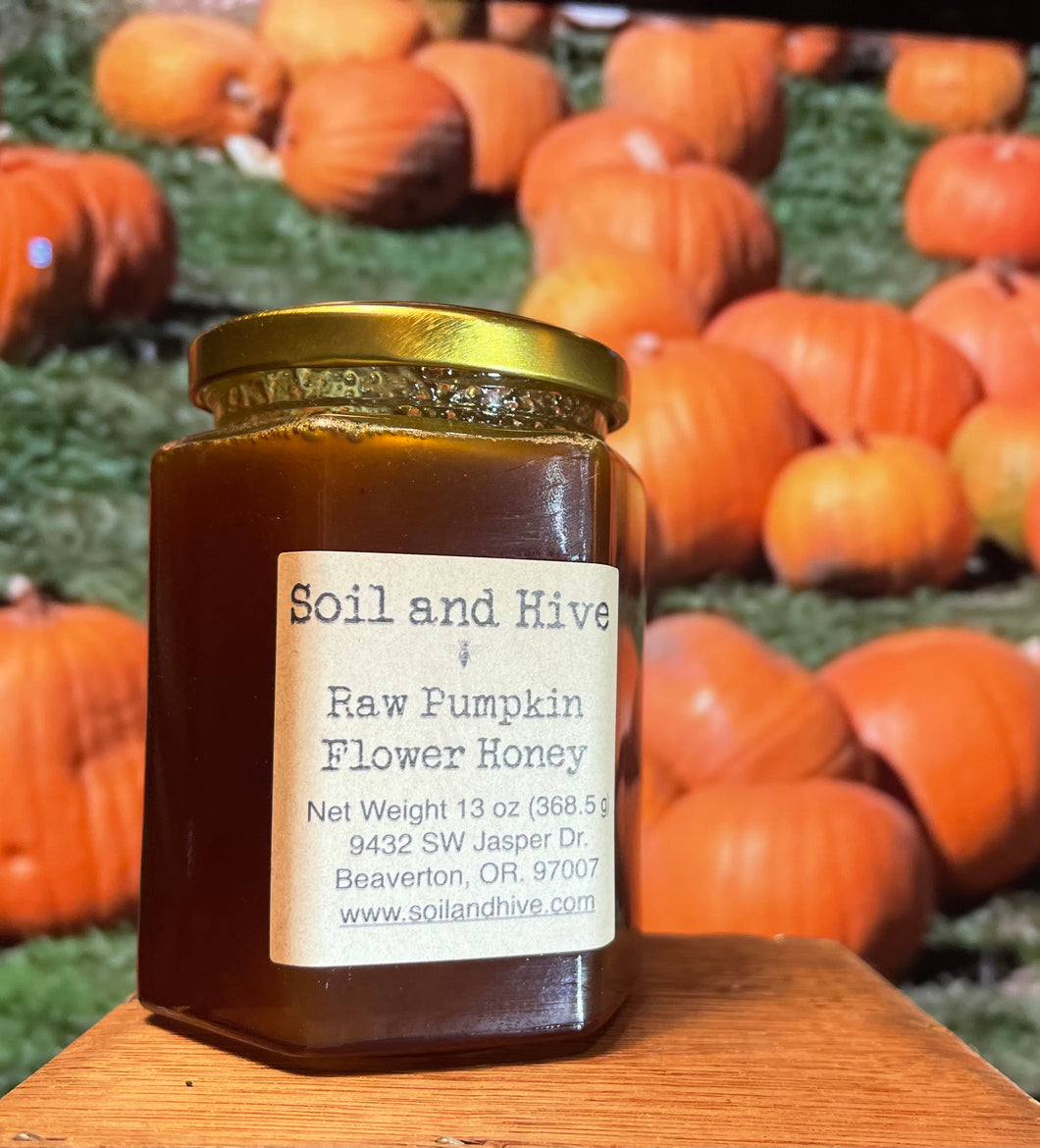 Raw Pumpkin Flower Honey 13oz