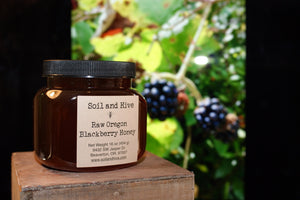 Raw Blackberry Honey 16oz